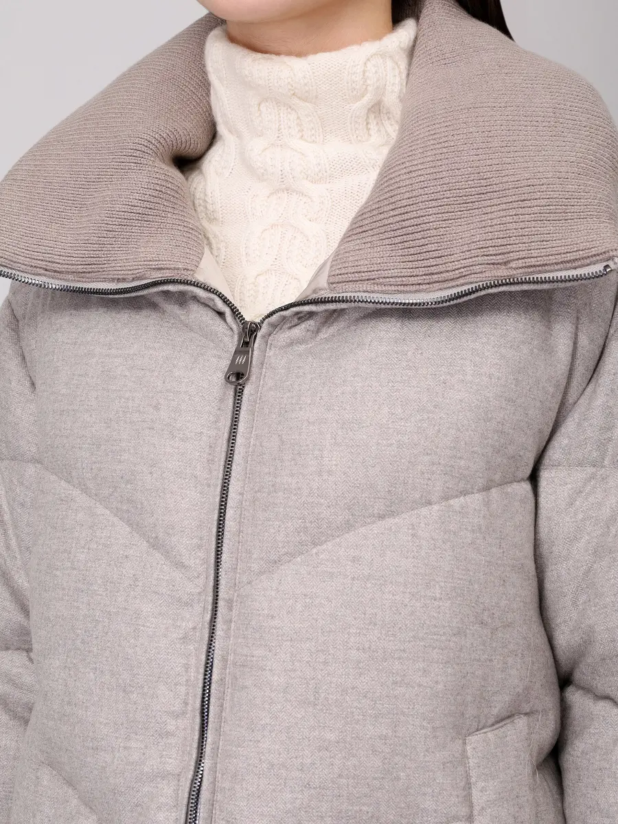 Пуховик стеганый