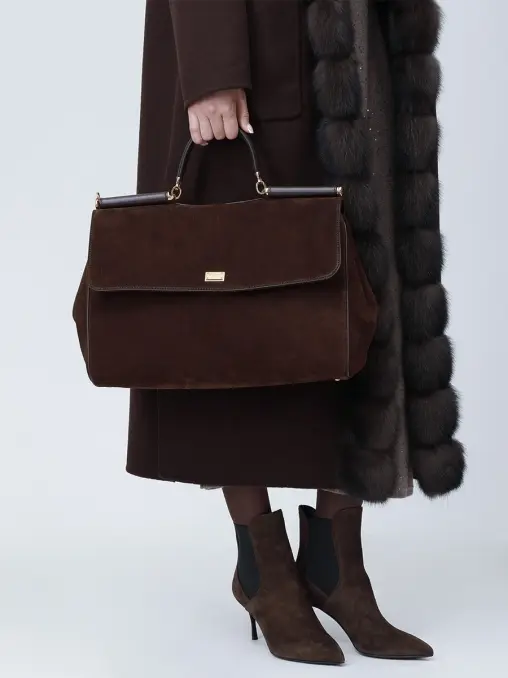 Сумка замшевая My Sicily DOLCE & GABBANA