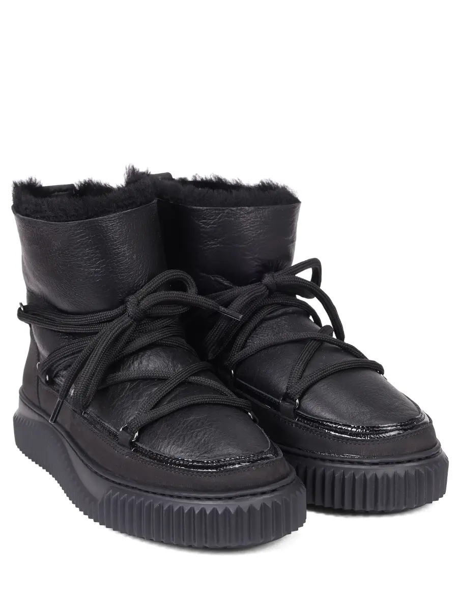 Ботинки кожаные на меху Cortina