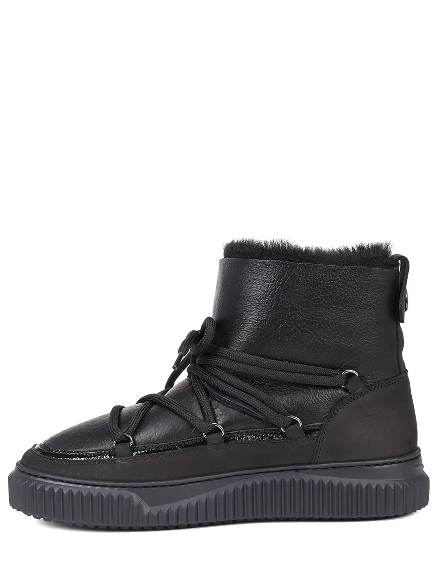 Ботинки кожаные на меху Cortina