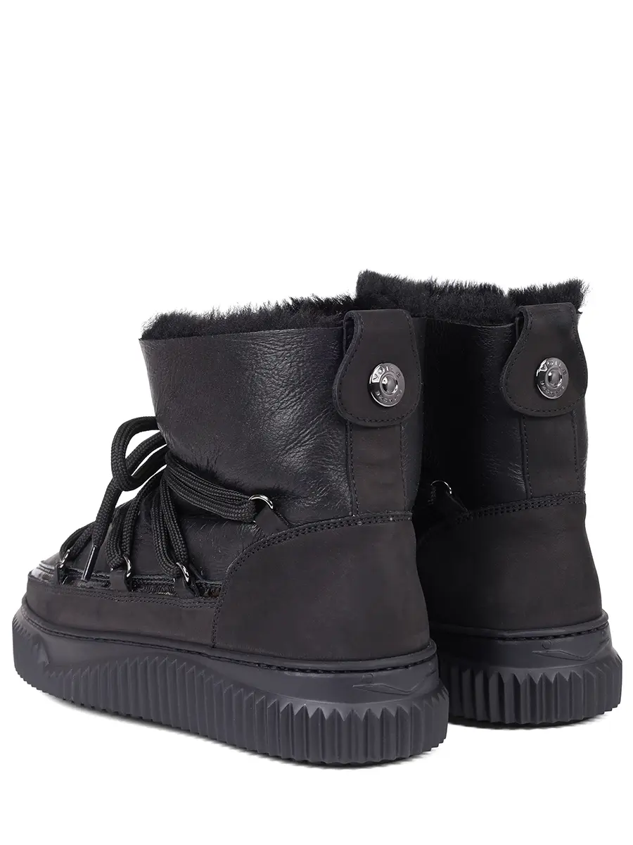 Ботинки кожаные на меху Cortina