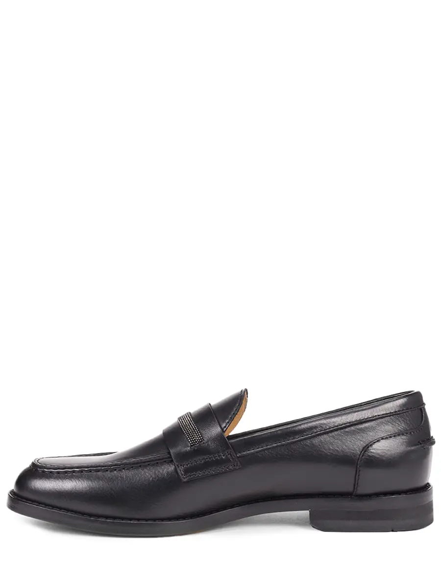 Лоферы кожаные