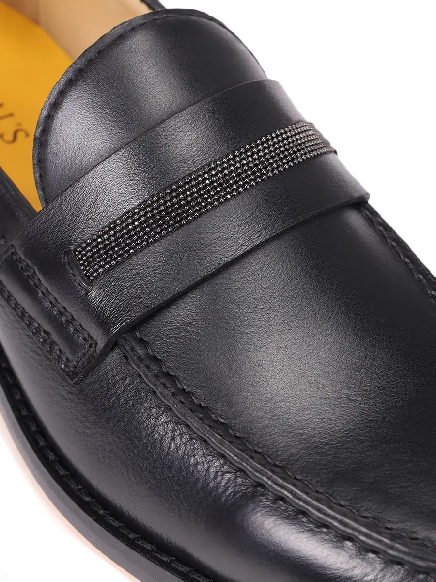 Лоферы кожаные