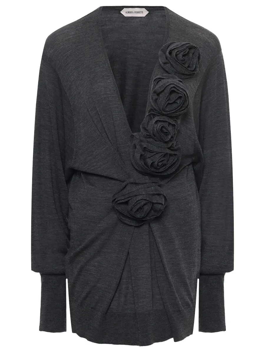 Пуловер шерстяной