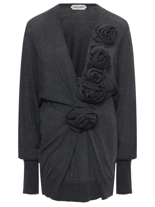 Пуловер шерстяной ALBERTA FERRETTI