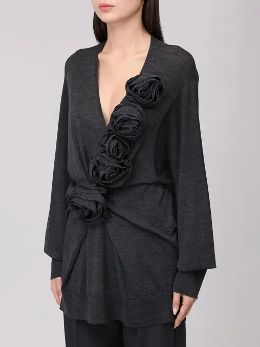 Пуловер шерстяной ALBERTA FERRETTI