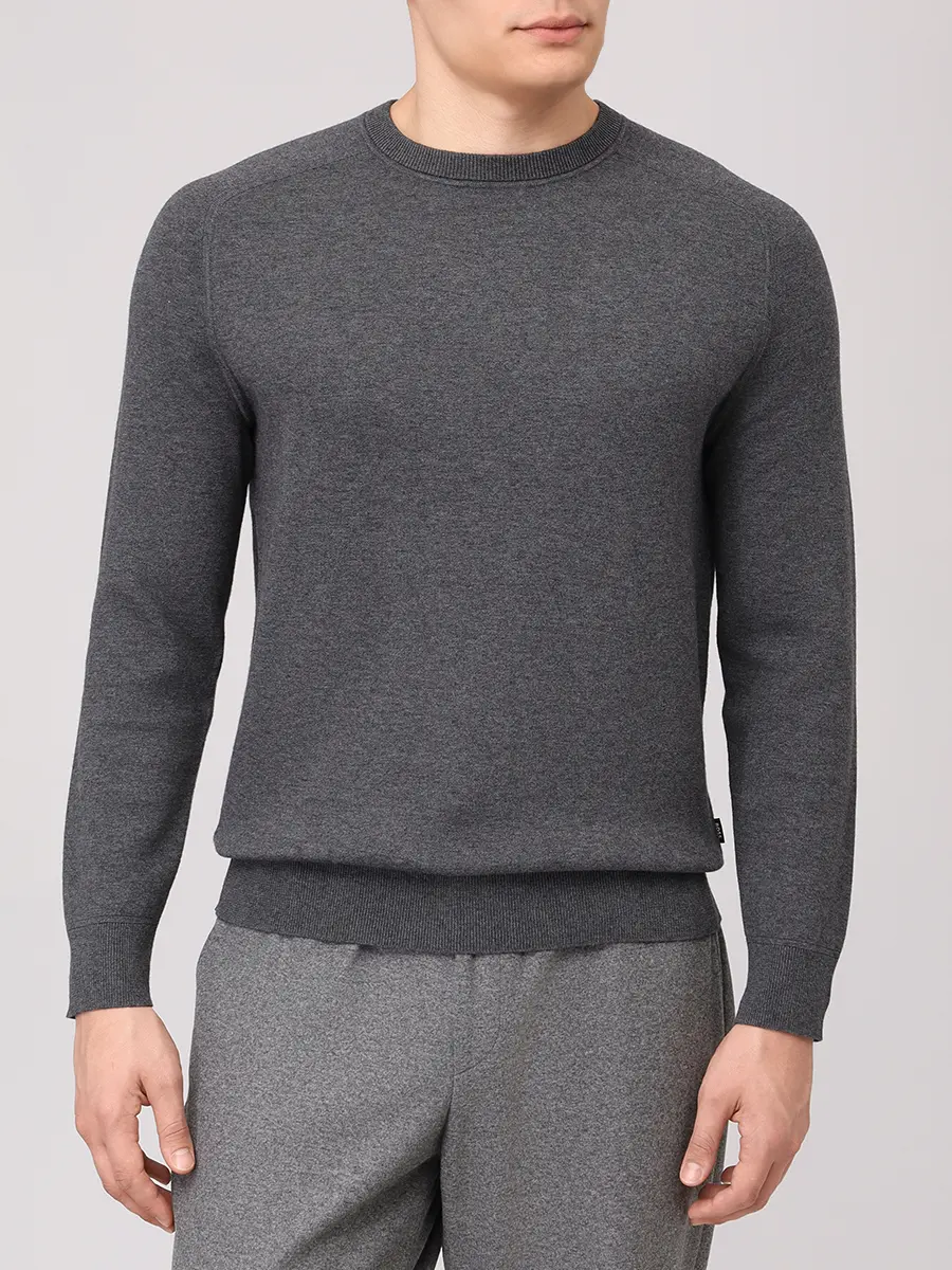 Джемпер из хлопка и шерсти