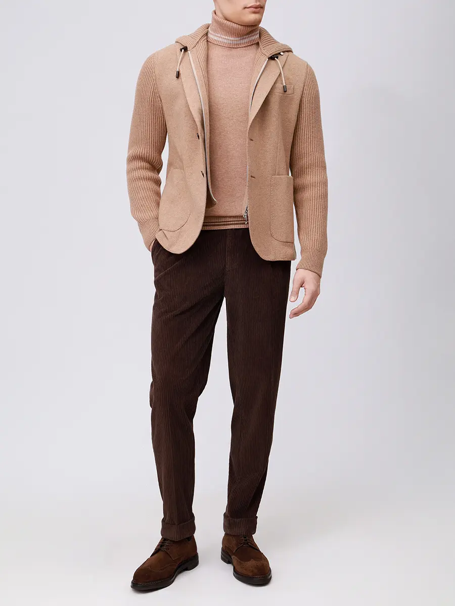 Пиджак комбинированный