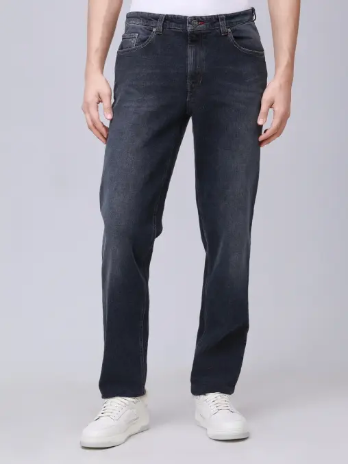 Джинсы Regular Fit хлопковые HILTL