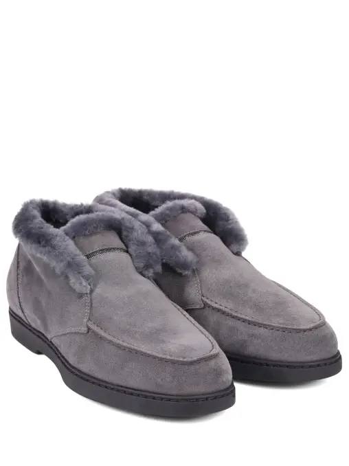 Ботинки замшевые на меху DOUCAL`S