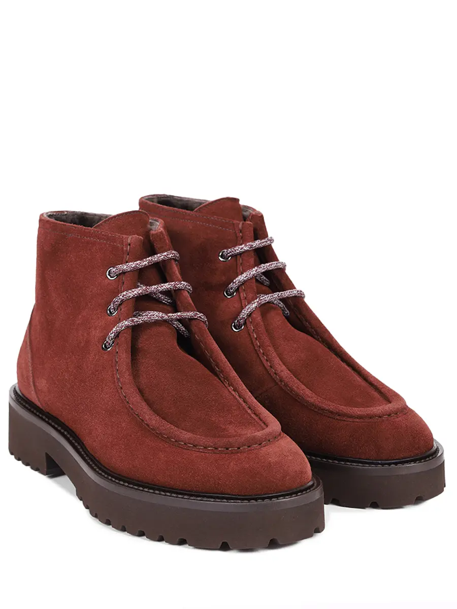 Ботинки замшевые на меху