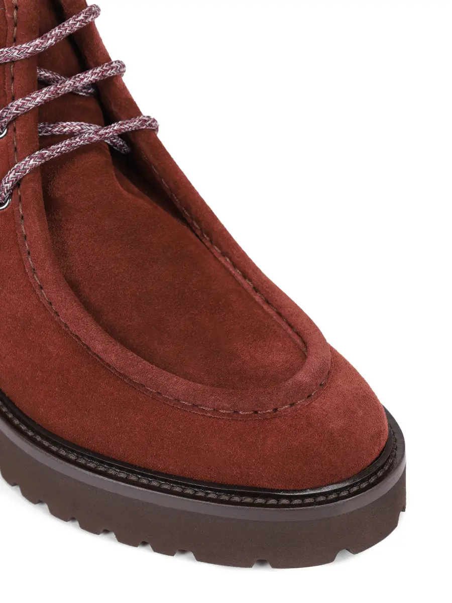 Ботинки замшевые на меху