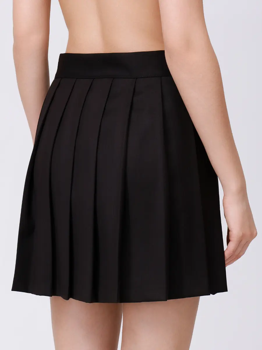 Юбка однотонная