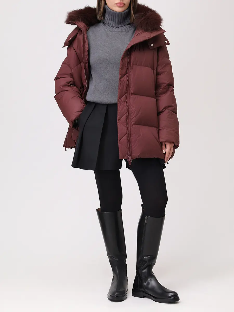 Пуховик стеганый