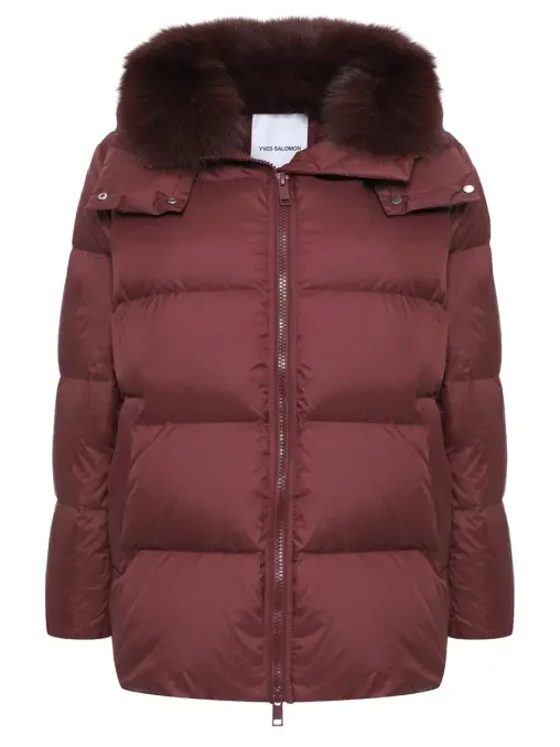 Пуховик стеганый YVES SALOMON