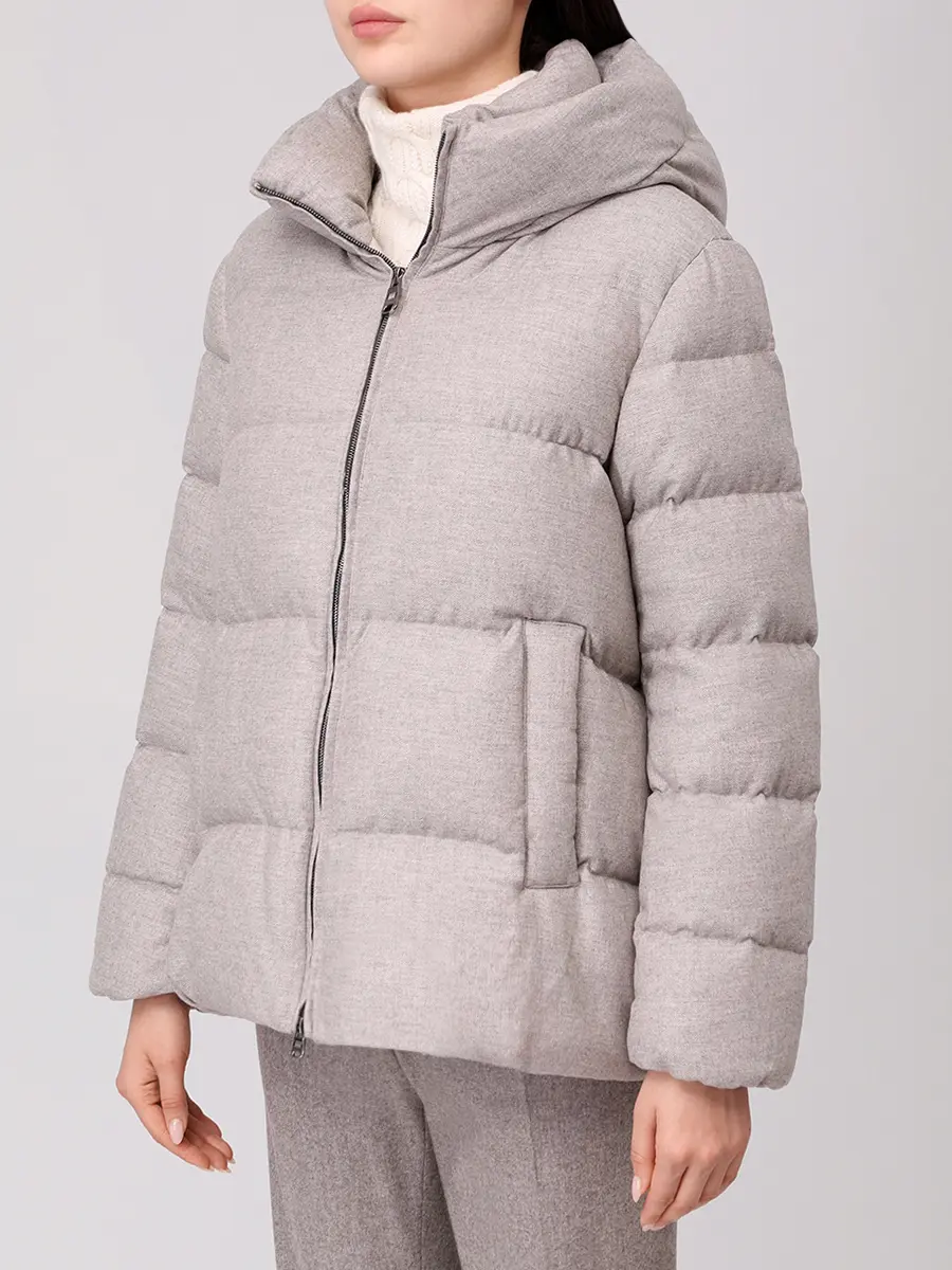 Пуховик стеганый