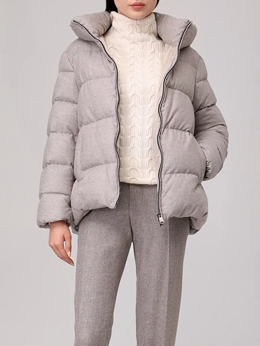 Пуховик стеганый