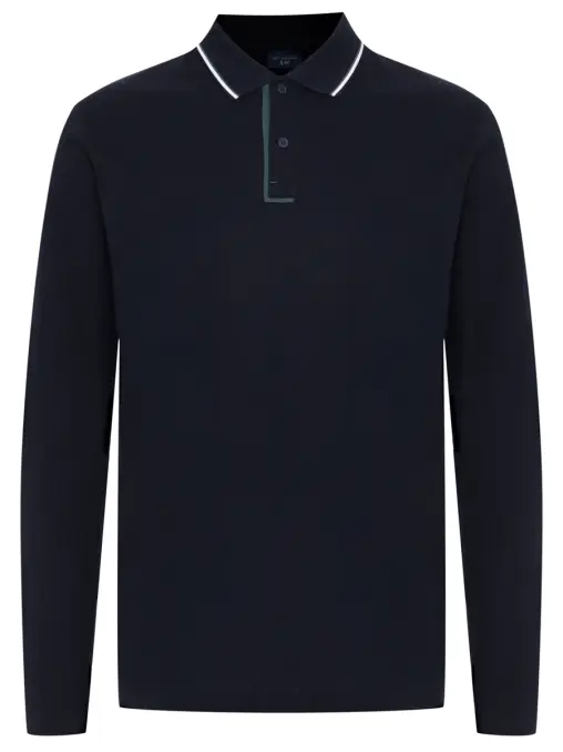 Поло из хлопка и лиоцелла PAUL & SHARK