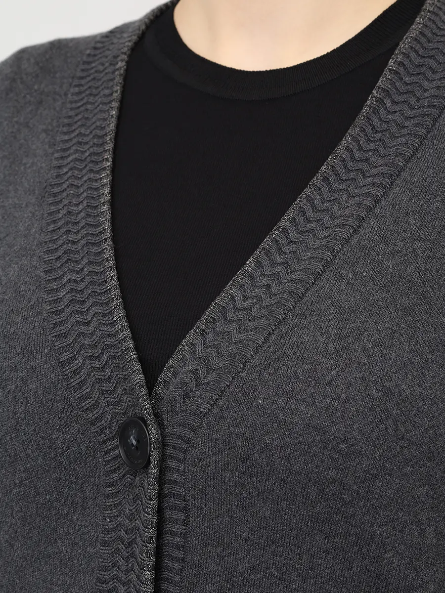 Кардиган из шелка и кашемира