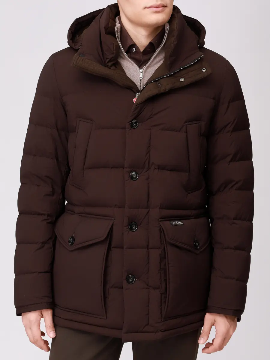 Пуховик стеганый