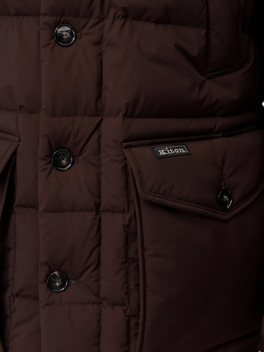 Пуховик стеганый