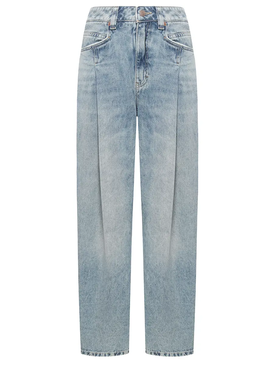 Джинсы хлопковые C Slouchy Pleated