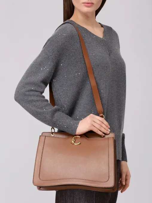 Сумка кожаная C-Me COCCINELLE