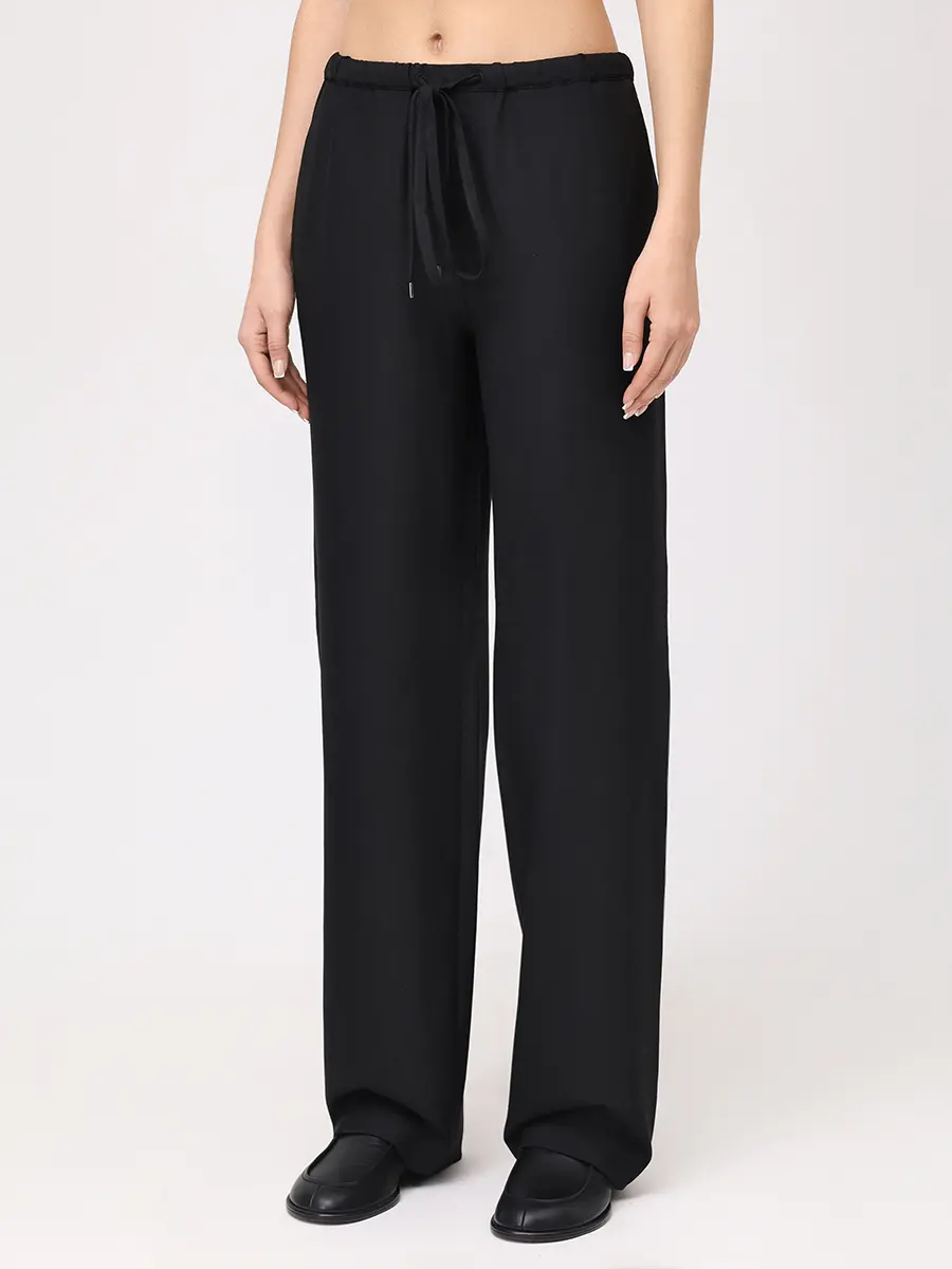 Брюки однотонные