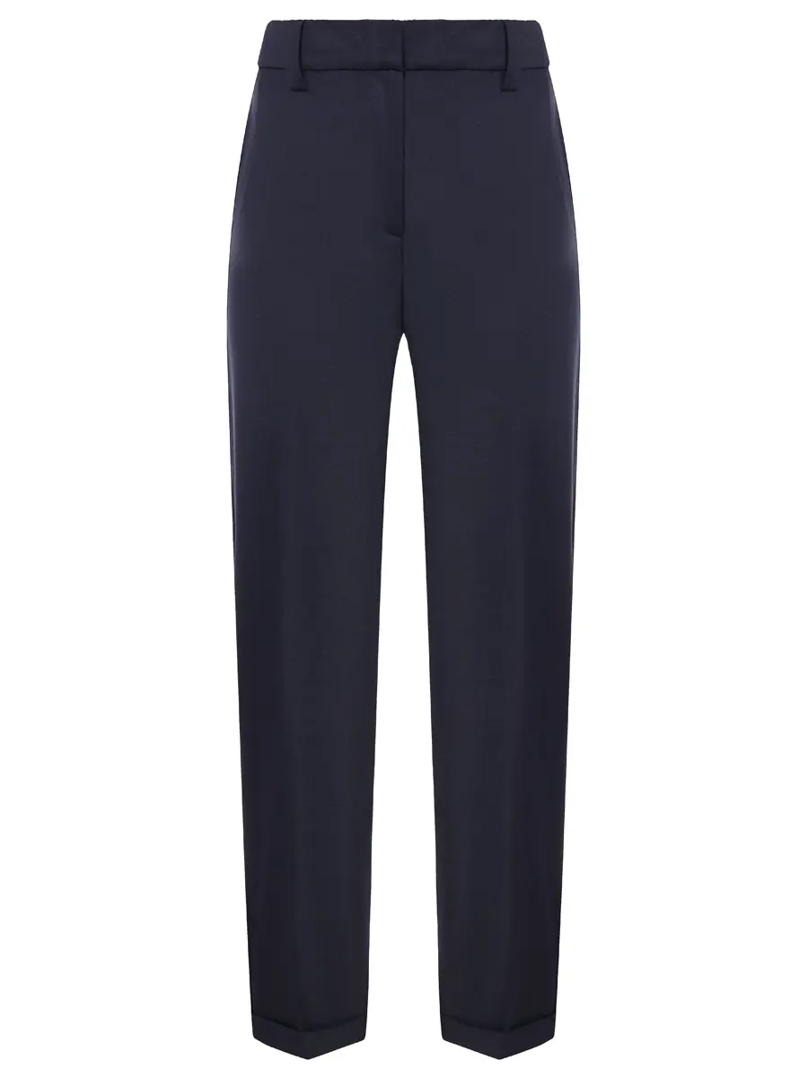 Брюки однотонные