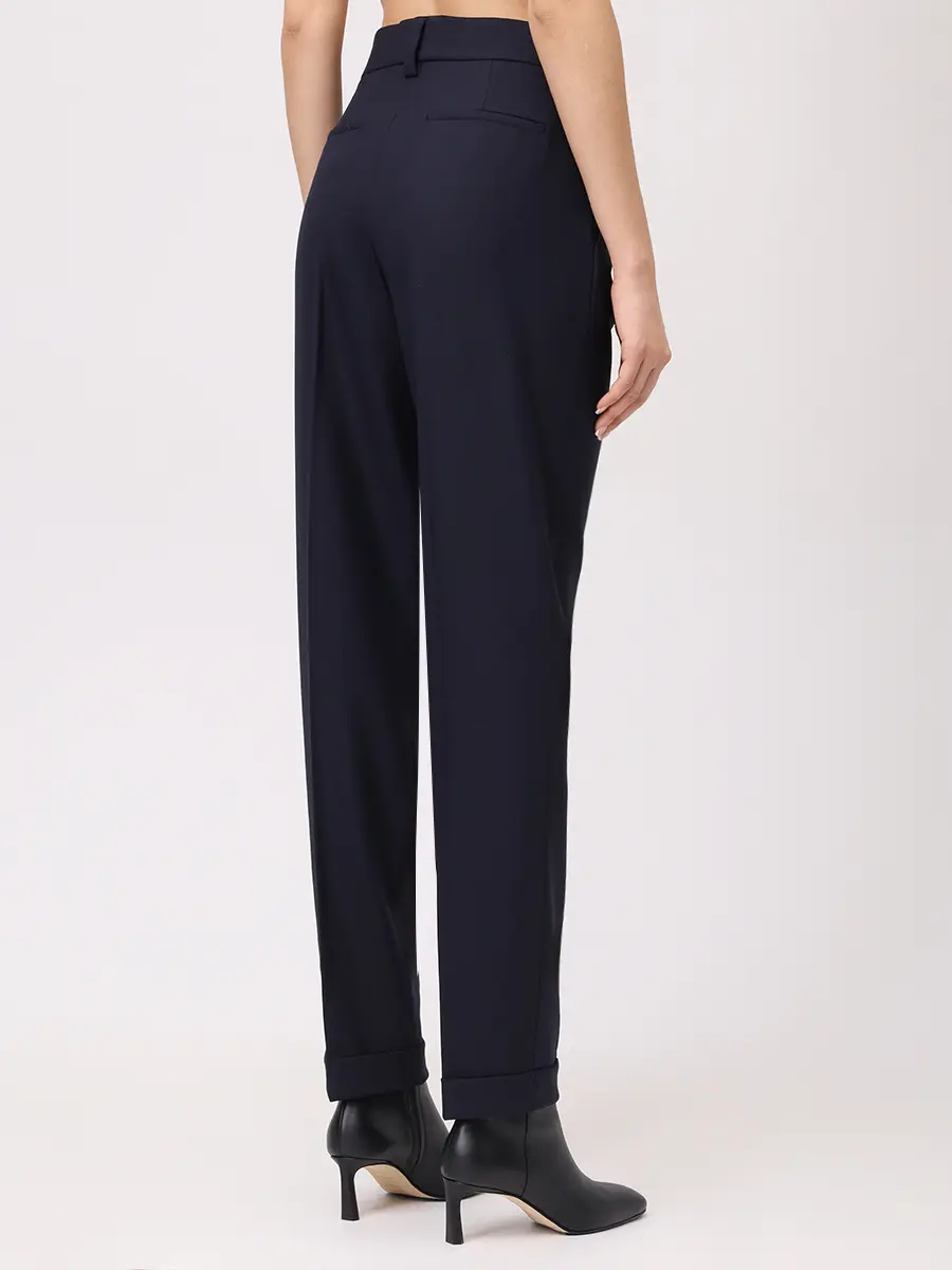 Брюки однотонные