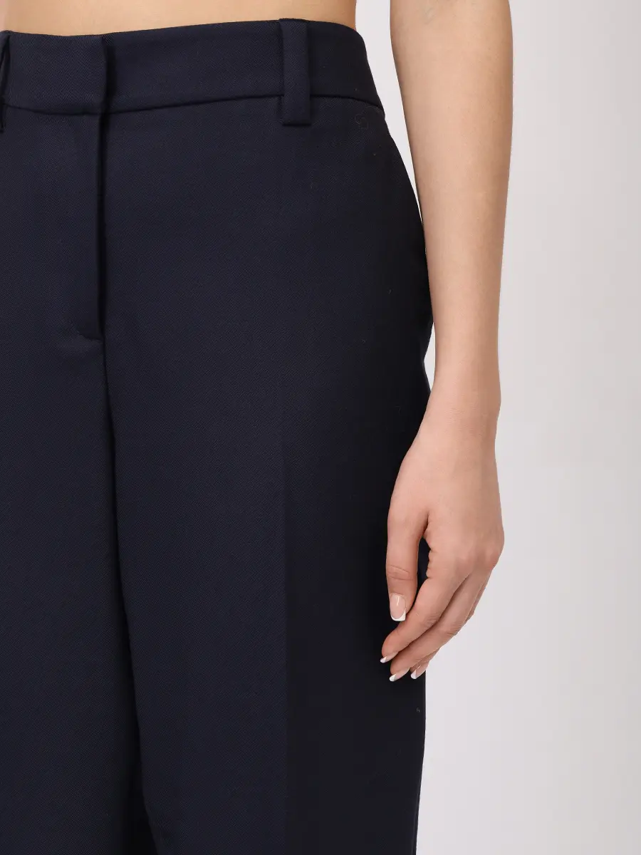 Брюки однотонные