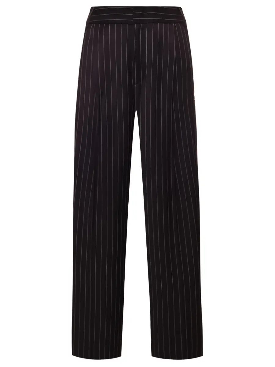 Брюки однотонные