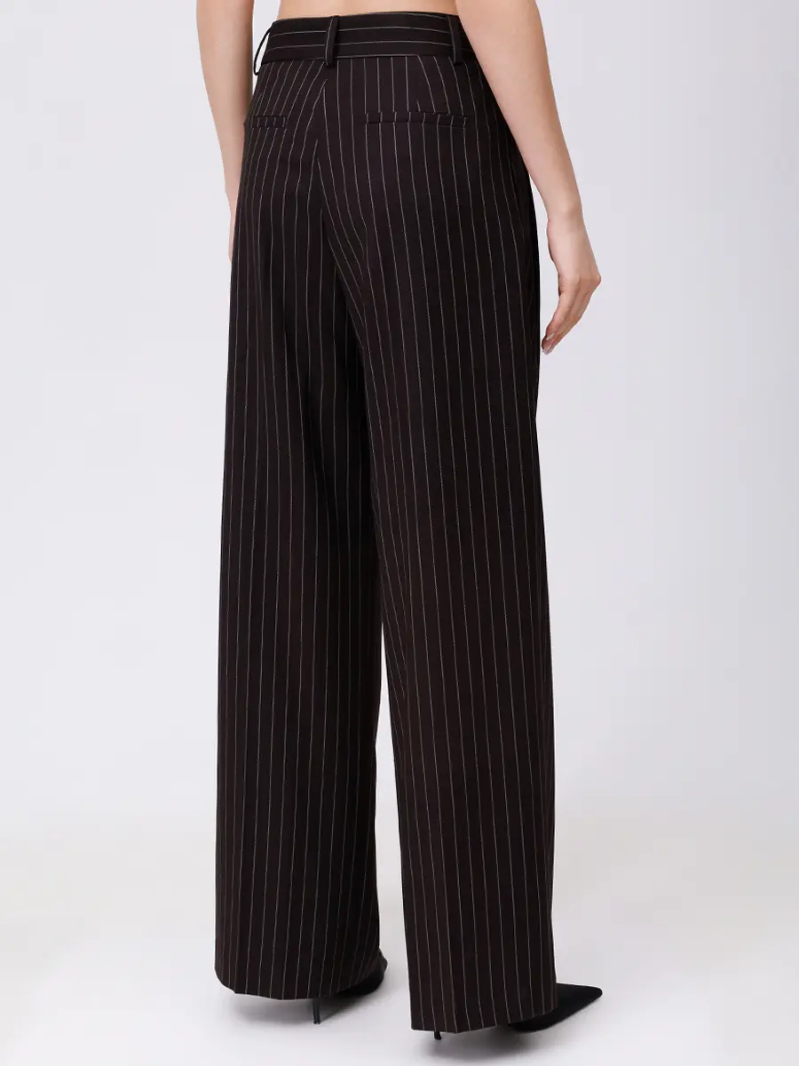 Брюки однотонные