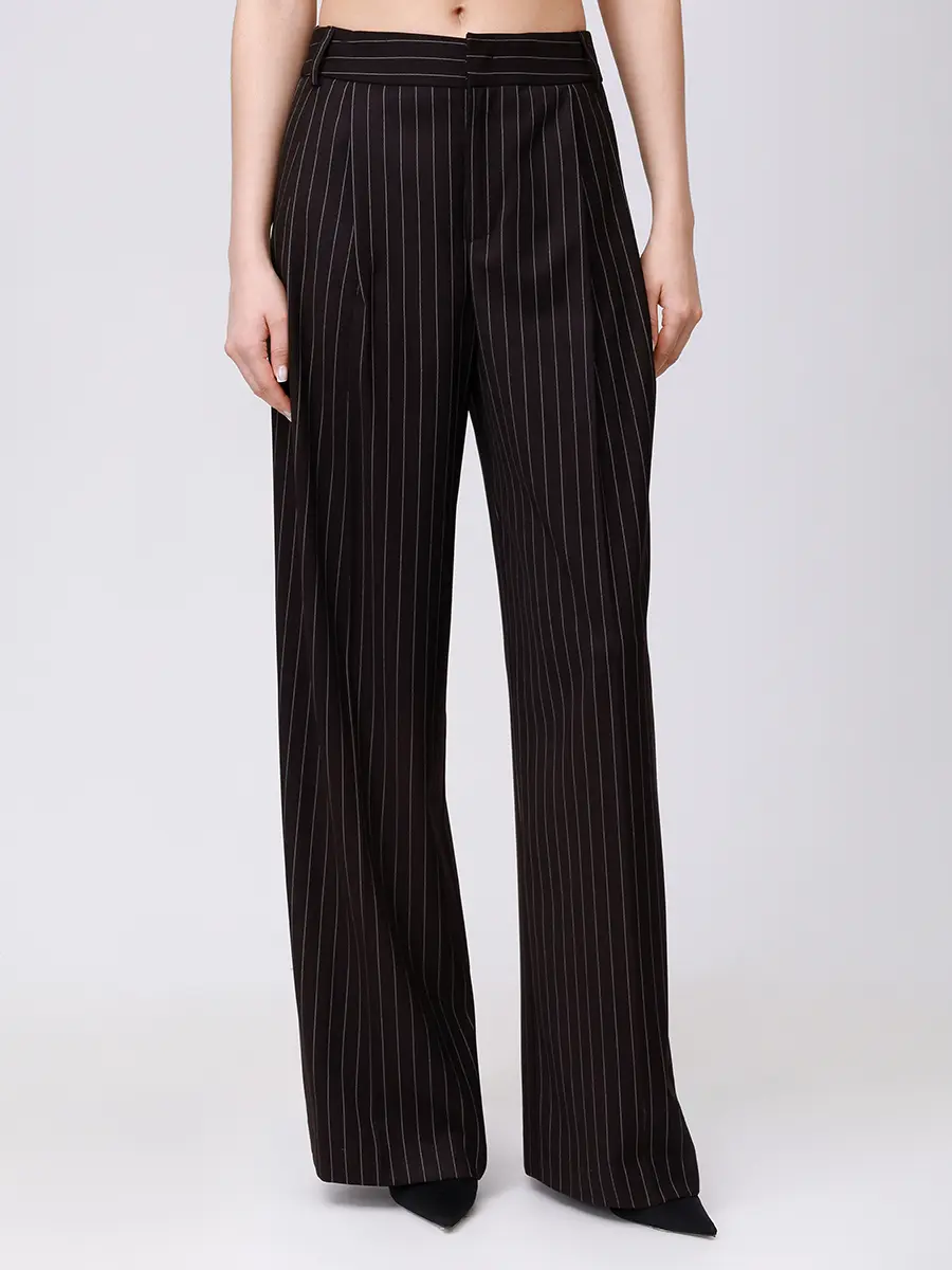 Брюки однотонные