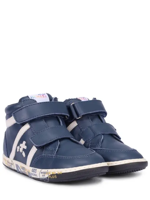 Кеды кожаные Baby Wally на байке PREMIATA