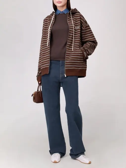 Толстовка хлопковая MIU MIU