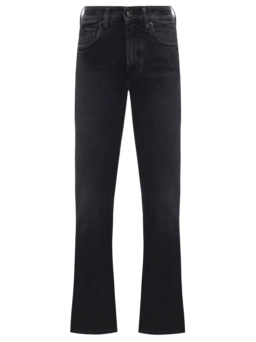 Джинсы-клеш хлопковые