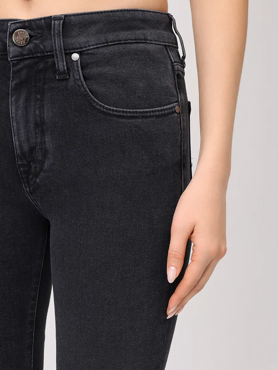 Джинсы-клеш хлопковые