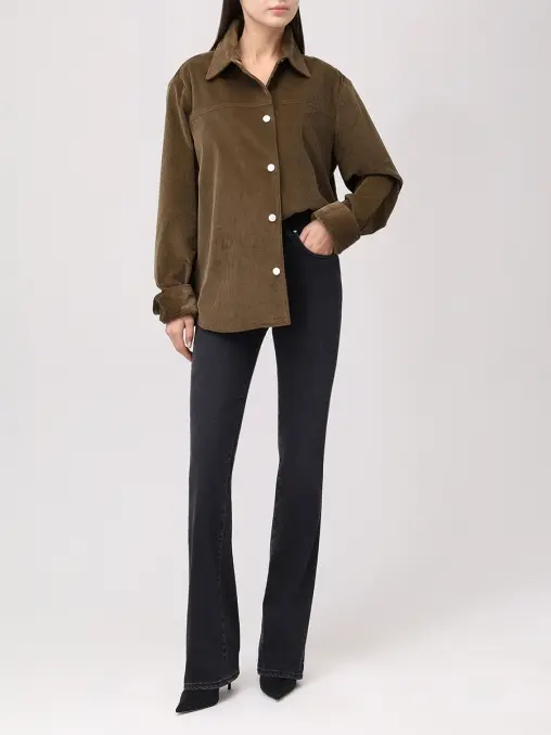 Джинсы-клеш хлопковые JACOB COHEN