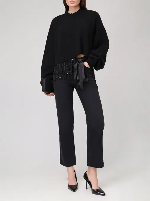 Джемпер из шерсти и шелка ALBERTA FERRETTI