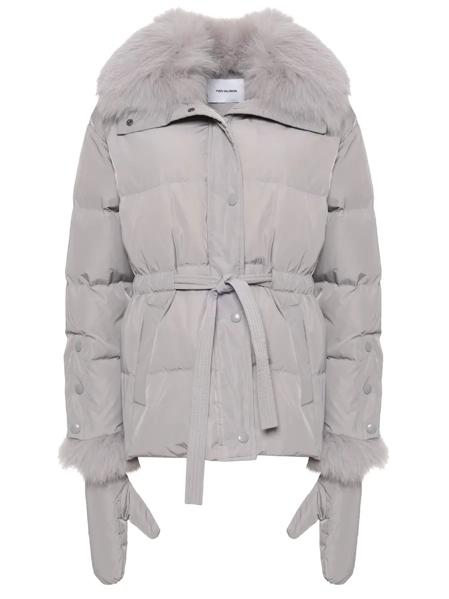 Пуховик стеганый