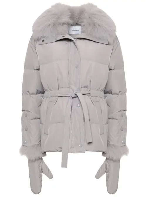 Пуховик стеганый YVES SALOMON