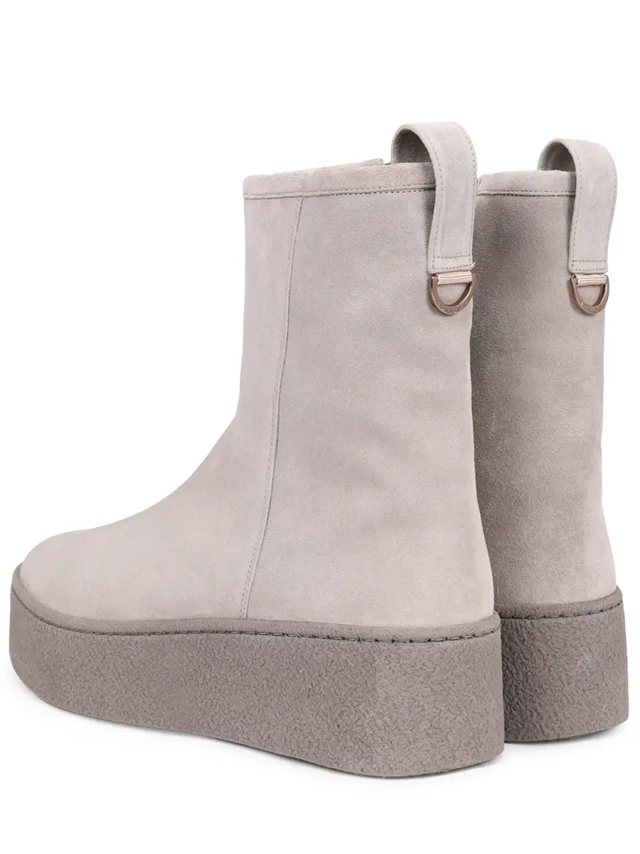 Ботинки замшевые