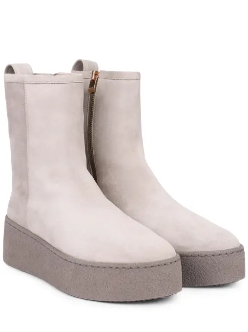 Ботинки замшевые AGNONA