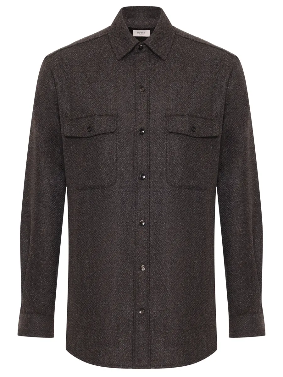 Рубашка Regular Fit шерстяная