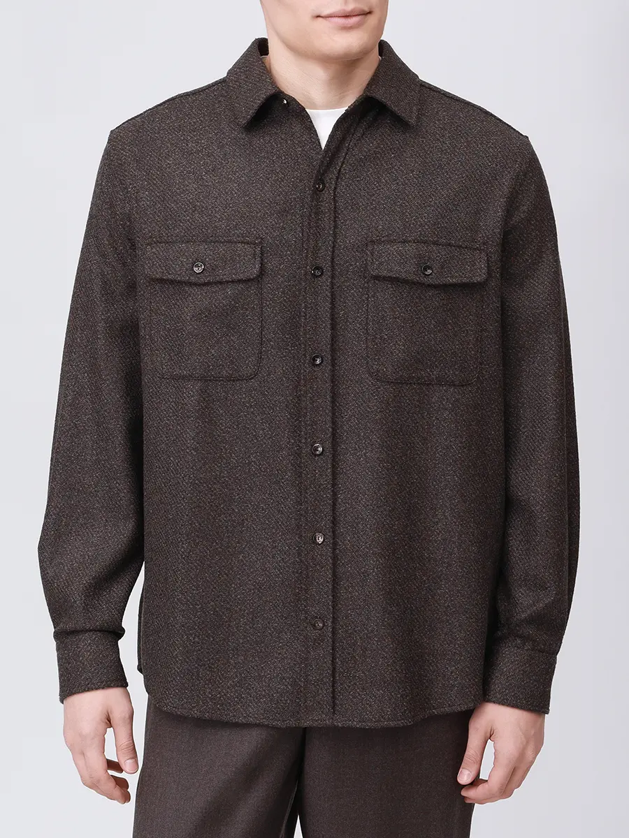 Рубашка Regular Fit шерстяная