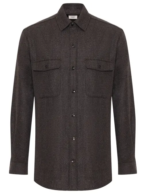 Рубашка Regular Fit шерстяная AGNONA