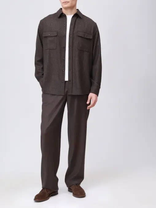 Рубашка Regular Fit шерстяная AGNONA