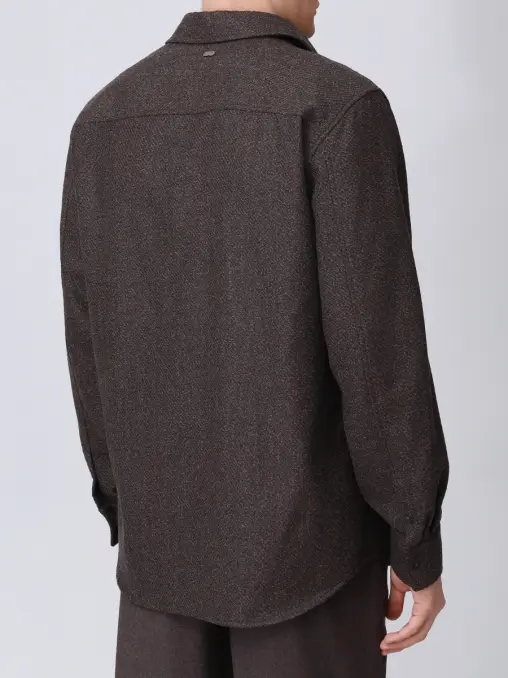 Рубашка Regular Fit шерстяная AGNONA