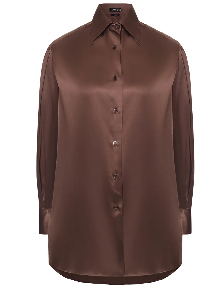 Блуза шелковая